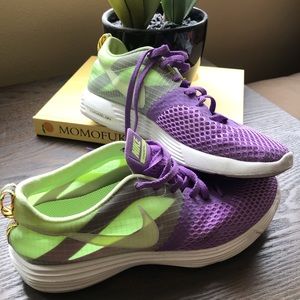Nike Lunarlon athletic shoes